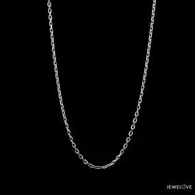 1.8mm Platinum Japanese Cable Chain for Women JL PT CH 1218-A