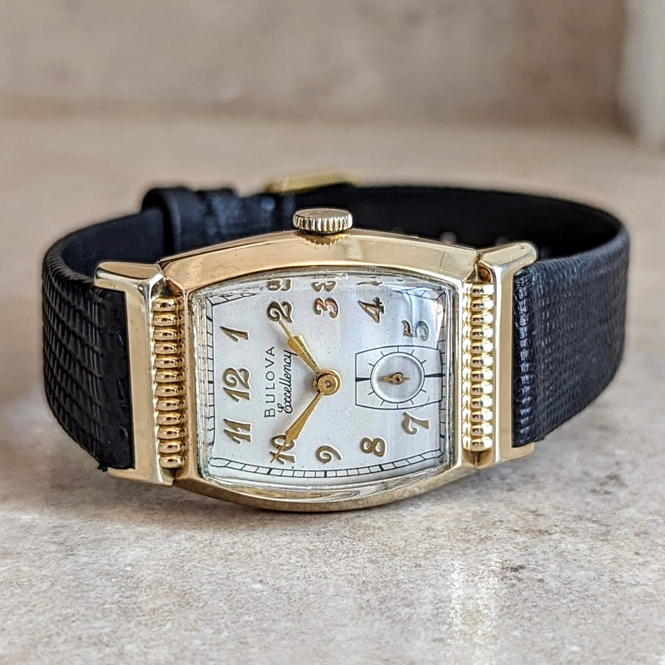 1950 BULOVA “His Excellency CC” Wristwatch 21 Jewels U.S.A. Made Wristwatch