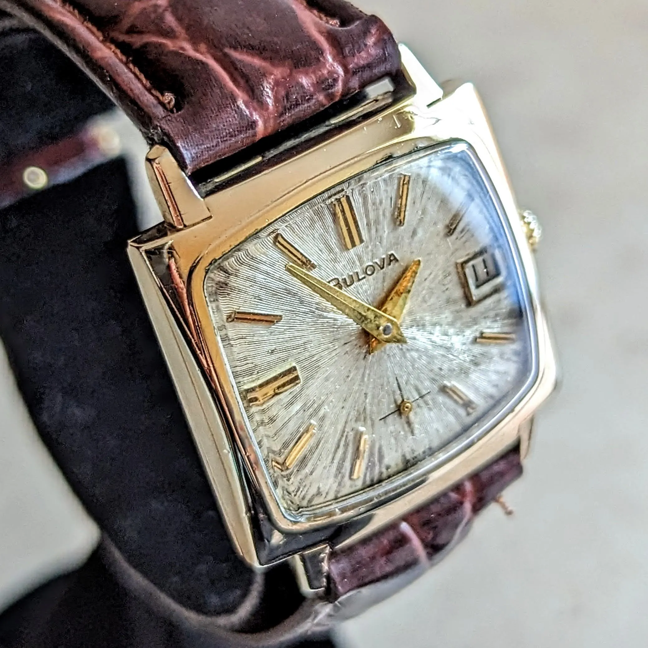 1967 BULOVA Date King “GG” Wristwatch 17 Jewels Cal. 11ALD Swiss Made Watch