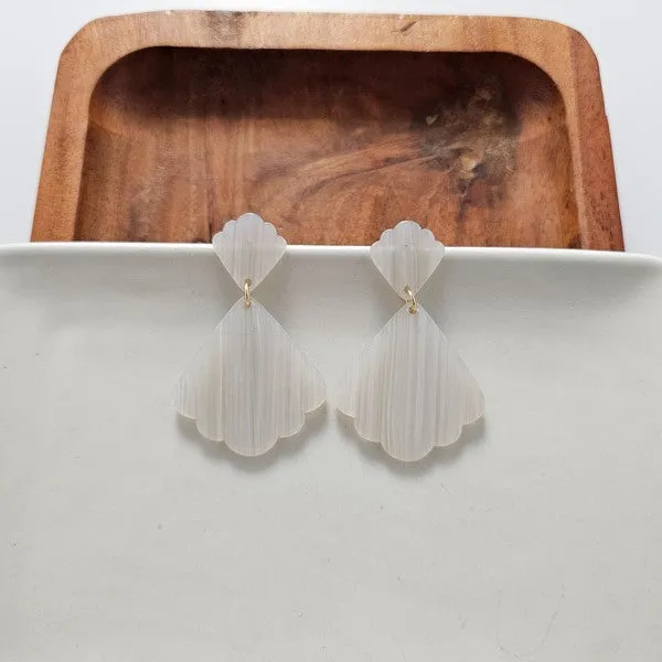 Ariel Earrings - Seashell