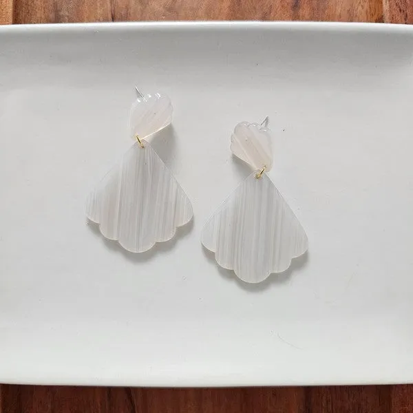 Ariel Earrings - Seashell