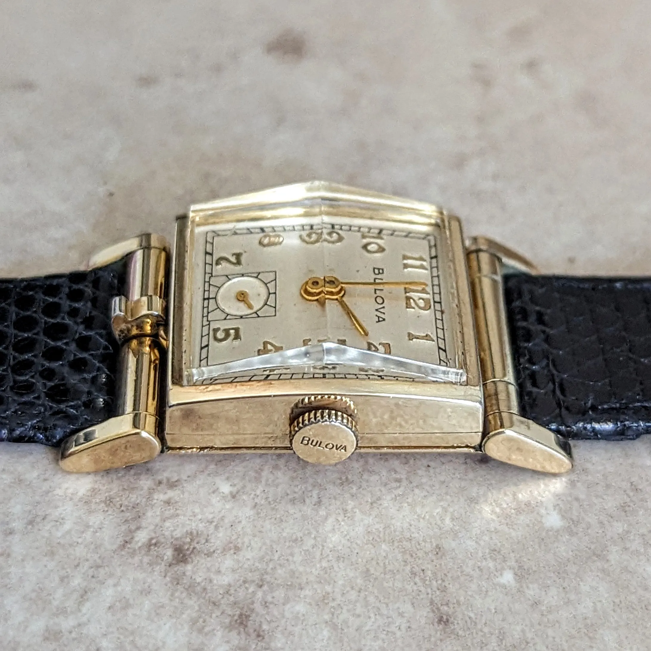 BULOVA 1950 Photo Watch “A” Photo Frame Wristwatch 17 Jewels Cal. 8AC U.S.A. Made