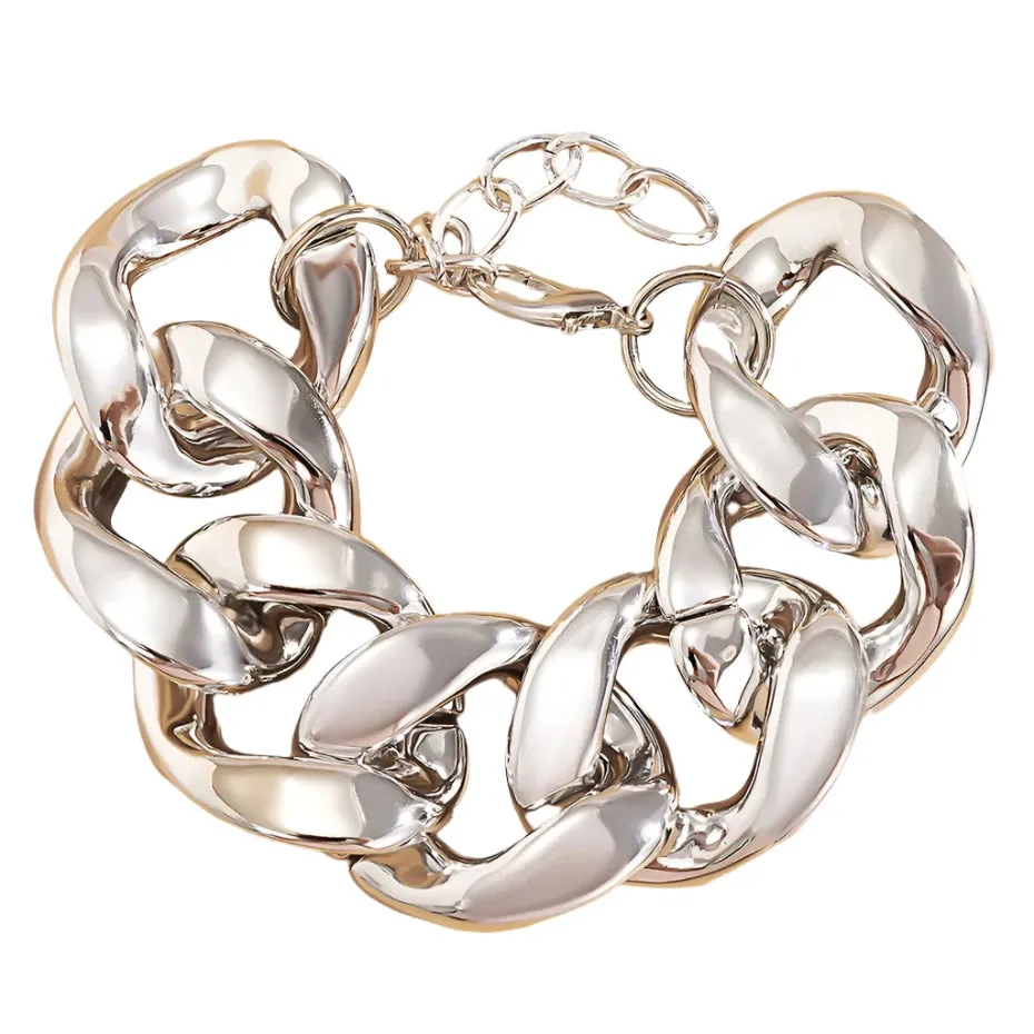 Chunky Cuban Link Chain Bracelet