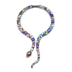 Crystal Snake Necklace