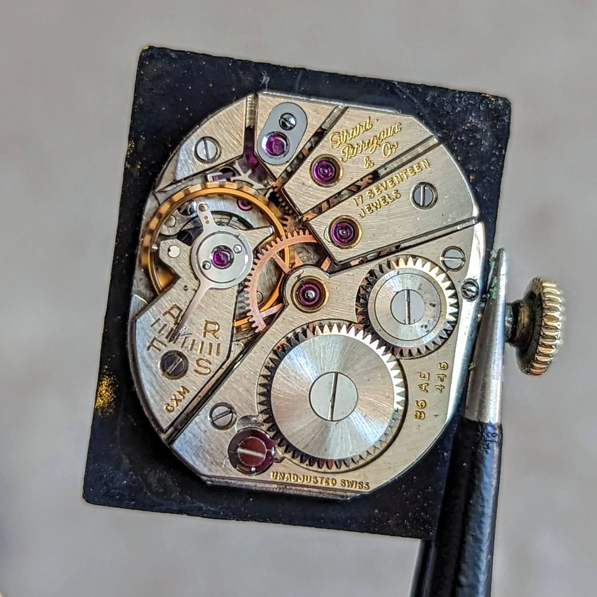 GIRARD-PERREGAUX Wristwatch 17 Jewels Cal. 86 AE 446 Swiss Watch
