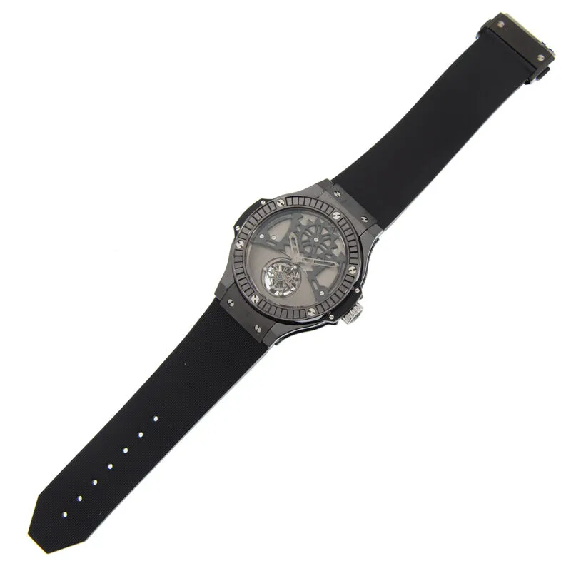 Hublot Big Bang Tourbillon Black Diamond Dial Men's Watch 305.CD.0002.RX.1900