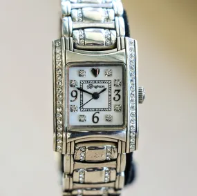Ladies BRIGHTON "Turin" Watch Solid Silver and Swarovski Crystals Wristwatch