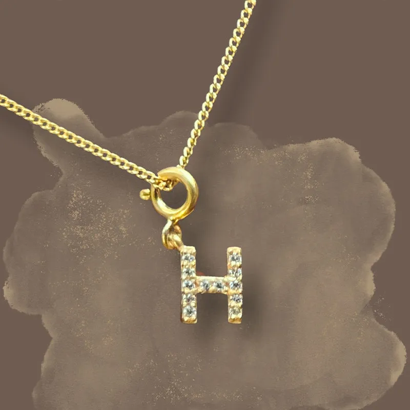 Letter Pendant - H