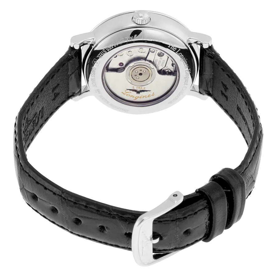 Longines Elegant Silver Diamond Dial Automatic Ladies Watch L4.310.4.77.2