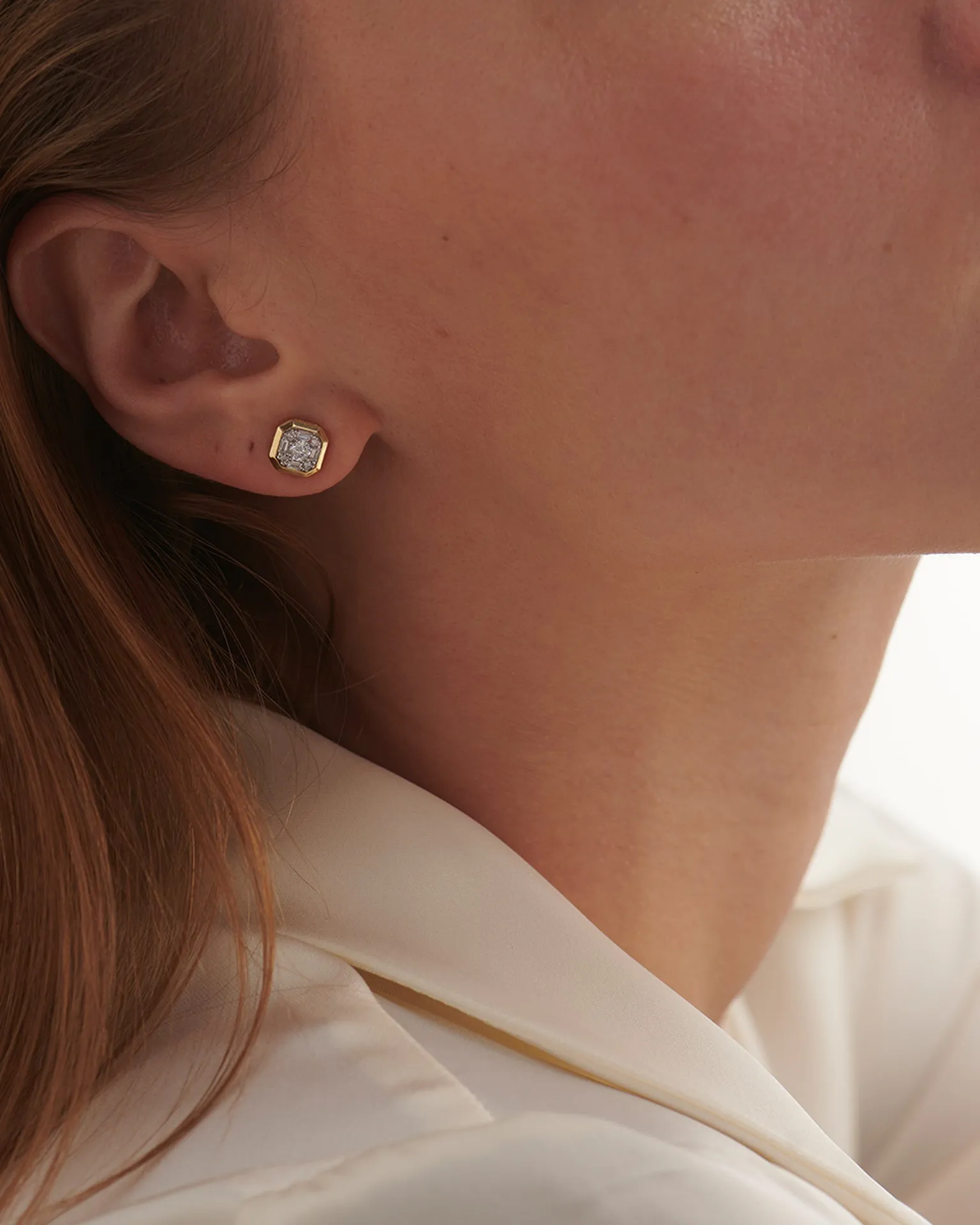 Octa Diamond Earrings