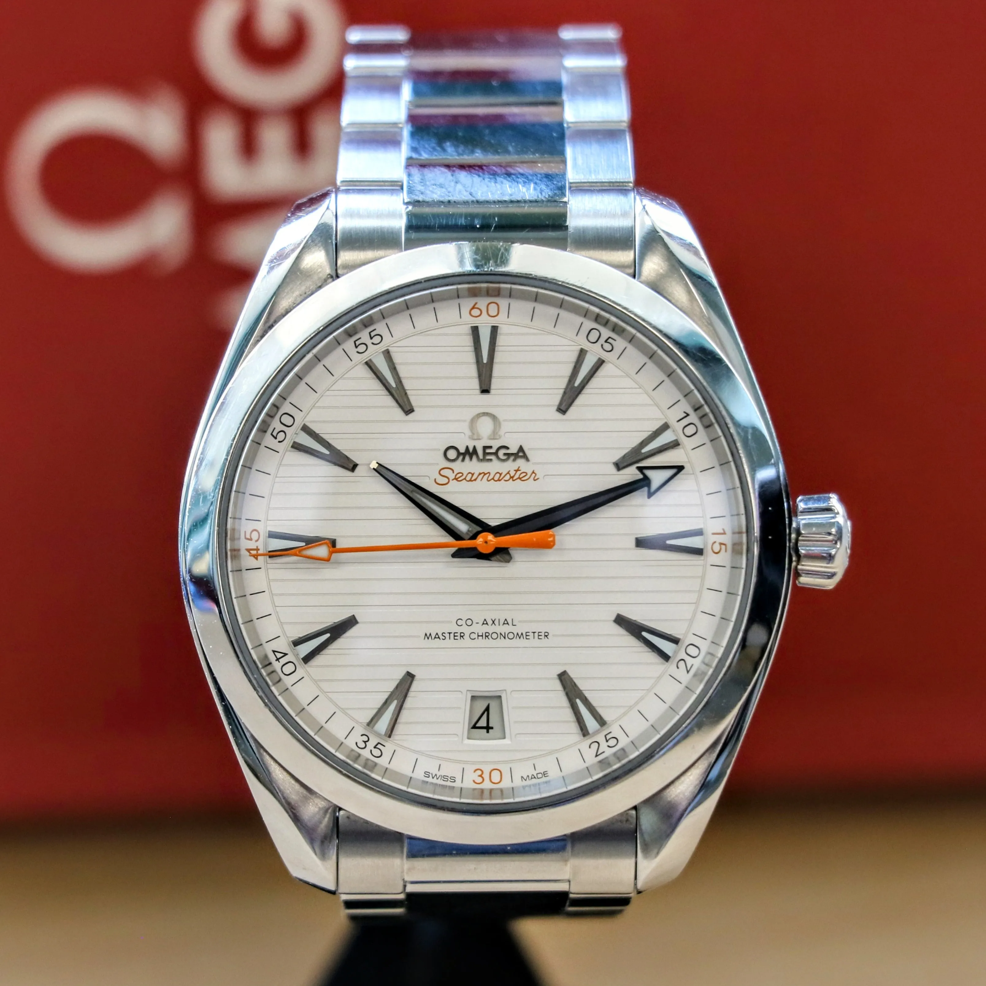 OMEGA Seamaster Aqua Terra 150M Watch 41mm Master Chronometer Automatic Wristwatch
