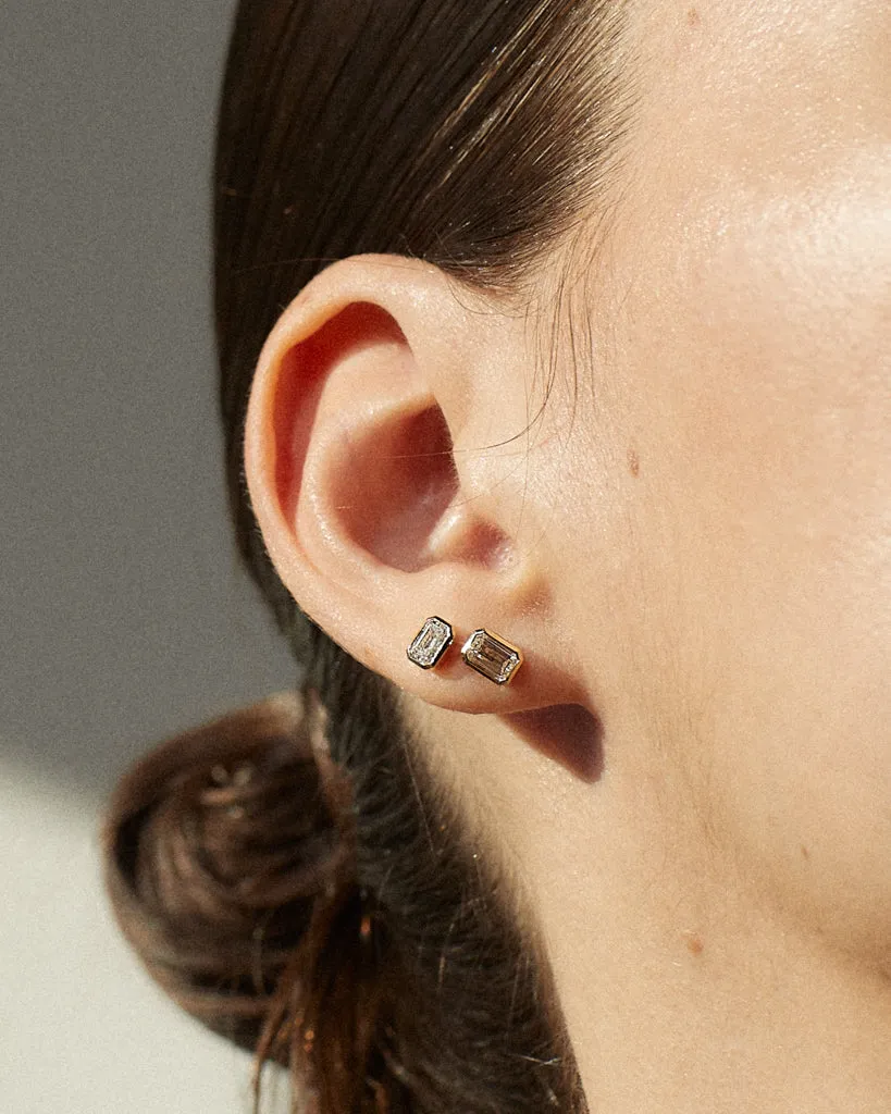 The Bella Bezel Studs